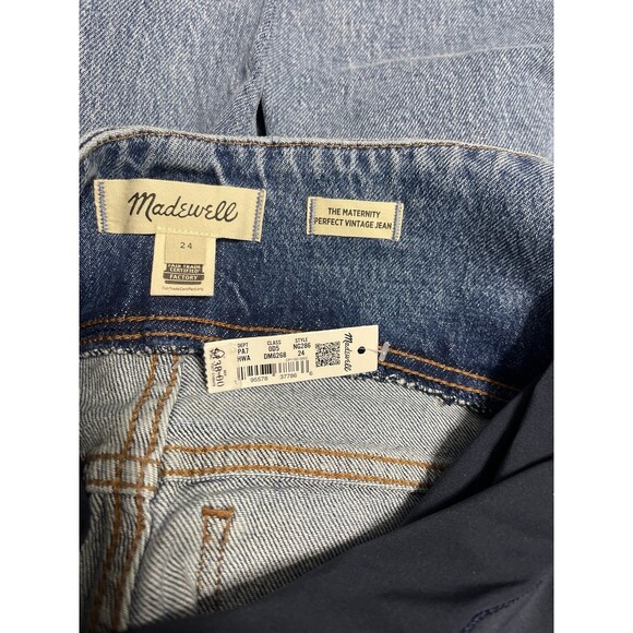 Madewell The Maternity Perfect Vintage Jean Size 24 inch New With Tags - Picture 4 of 8